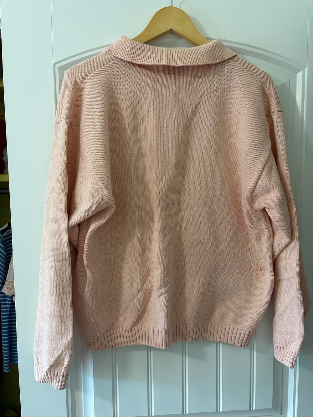 Vintage Northern Reflections Cotton Knit Collared Sweater Size small - Picture 2 of 5